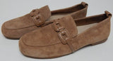 Isaac Mizrahi Live! Size 11 M Women's Suede Moccasin Slip-On Driving Shoes Acorn