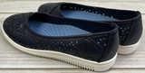 BareTraps Nissa Sz US 5.5 M Women's Slip-On Ballet Flat Shoes Navy Blue BT27223