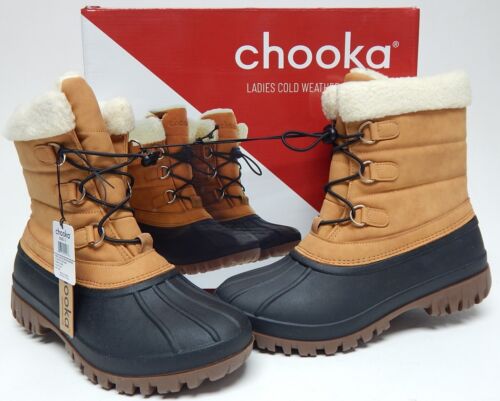 Chooka Size 9 M EU 40 Women's Water-Repellent Cold Weather Snow Boots Tan