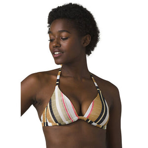 prAna Lexie Size Small (S) Adjustable Triangle Halter Top Gilded Soleil Stripe