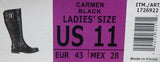 Baretraps Carmen Size US 11 M EU 43 Women's Motorcycle Tall Riding Boots Black