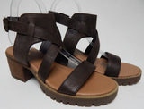 Carlos by Carlos Santana Gia Size US 8.5 M EU 38.5 Women's Strappy Sandals Brown