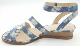Vince Camuto Resensa Size 8 M EU 38.5 Women's Leather Ankle Strap Sandals Bluesy