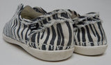 Billabong Cruiser Size 6.5 M EU 37.5 Women's Slip-On Canvas Shoes Zebra JFCTTBCR