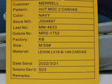 Merrell Hut Moc 2 Size US 9 EU 43 Mens Casual Canvas Moccasin Shoes Navy J004897