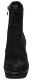 Antelope N19 Size EU 36 (US 5.5-6 M) Women's Suede Colorblock Brush Bootie Black