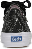 Keds Triple Kick CJW Sign Size US 7.5 M EU 38 Women's Canvas Shoes Black WF61375