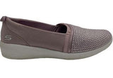 Skechers Arya Sparkle Size US 7 M EU 37 Women's Slip-On Fashion Shoes Lavender