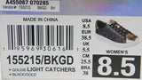 Skechers Goldie Light Catchers Size US 8.5 M EU 38.5 Women's Shoes Black/Gold