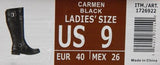Baretraps Carmen Size US 9 M EU 40 Women's Motorcycle Tall Riding Boots Black
