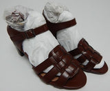 Pierre Dumas Flexibles Nola-3 Size 8 M Women's Block Heel Strappy Sandal Cognac