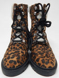Marc Fisher Lakynn Sz US 5 M Women's Hiker Combat Ankle Boots Leopard QMLAKYNN5