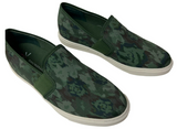Isaac Mizrahi Live! Daphney Size 7 M Women's Sneakers Slip-On Shoes Olive Multi
