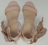 Cecelia New York Hibiscus Size 2 B Little Kid's Girl's Leather Sandals Pale Pink