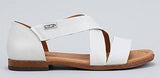 Pikolinos Algar Sz EU 41 M (US 10.5-11) Women's Leather Cross Strap Sandals Nata