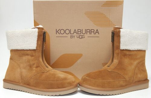 Koolaburra by UGG Lytta Short Sz 12 M EU 43 Women's Suede Boots Chestnut 1122810