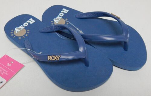 Roxy RG Viva Stamp II Sz 11 M (Y) EU 28 Little Kids Girls Flip Flop Sandals Blue