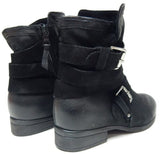 Miz Mooz Shane Size EU 40 W WIDE (US 9-9.5) Women's Leather Ankle Booties Black