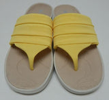 Bzees Dallas Size US 9 M EU 39 Women's Casual Slide Wedge Thong Sandals Yellow