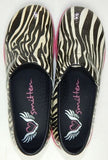 Landau Smitten Zebra Sz EU 41 (US 10 M) Womens Leather Slip Resist Nursing Shoe