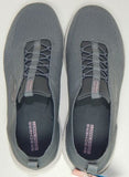 Skechers Go Walk Danyl Sz 6 M EU 36 Women's Slip-On Walking Shoes Charcoal/Pink