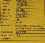 Merrell Ultra Slide Size US 9 M EU 43 Men's Slip On Slide Sandals Navy J005323