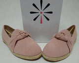Isaac Mizrahi Live! Size US 8 M Women's Suede Espadrille Slip-On Shoes Rosewater