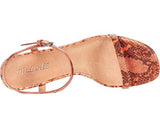 Madewell Holly Size 10 M Women's Leather Strappy Sandals Snake Sweet Tulip AM219