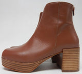 Intentionally Blank Speed Size EU 36 (US 6 M) Women's Leather Ankle Boots Tan