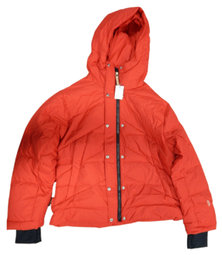 Indyeva/Indygena Usko Size Small Women's Hooded Winter Jacket Red Goji H02PJ062