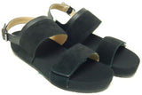 Revitalign Up Swell Size US 10 M (B) EU 40.5 Women's Suede Strappy Sandals Black