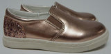Naturino Express Liliana Size 7 M (K) EU 23 Girls Slip On Shoes Rose Gold KA3393