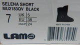 Lamo Selena Size 7 M EU 38 Women's Water Resist Suede Short Winter Boots Black