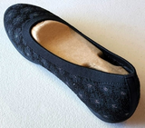 Skechers Cleo Sport Sparkly Blooms Sz 8 M EU 38 Women's Ballet Flat Shoes Black