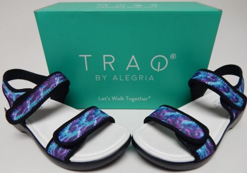 TRAQ by Alegria Sparq Sz US 9 M EU 39 Women's Strappy Sports Sandals Frequencies