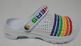 Skechers Go Walk 5 Pride Size US 6 M EU 36 Women's Slip-On Clog White 111141/MLT