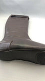 Max Studio Draping Size 8.5 M Women's Knee High Leather Boots Dark Brown 4S08619