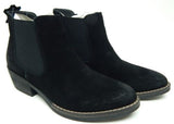 Wild Diva Victor-01 Size US 6 M Women's Cow Suede Chelsea Ankle Booties Black
