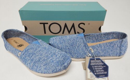 TOMS Alpargata Sz US 8.5 M EU 39 Women's Slip-On Loafers Vallarta Blue 10015061