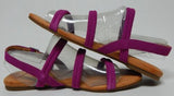 UGG Mytis Sz 7 M EU 38 Women's Suede Slingback Flat Sandals Dragon Fruit 1121594