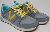 Vionic Rechelle Size US 6 M EU 37 Women's Suede Classic Walking Shoes Light Gray