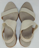 Charleston Tribeca Size US 9 M EU 40 Women's High Block Heel Sandals Tan Mesh