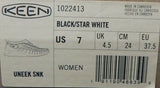 Keen Uneek SNK Sneakers Size US 7 M EU 37.5 Women's Slip-On Shoes Black 1022413