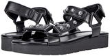 Marc Fisher Kizzy Size US 9.5 M Women's Studded Strappy Sport Sandals Black