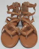 Laurie Felt Size US 9 M Women's Studded Leather Strappy Gladiator Sandals Tan
