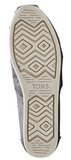 TOMS Alpargata Sz 9.5 M EU 41 Women's Slip-On Shoe Loafer Pewter Sparkle 1001579