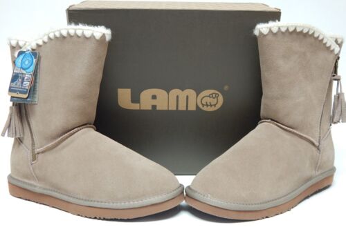 Lamo Luna Size 9 M EU 40 Women's Water-Resistant Suede Boots Mushroom MU2190QV