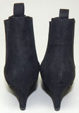 Bar III Elizaa Size 5.5 M Women's Pointed Toe Heeled Chelsea Ankle Boots Black