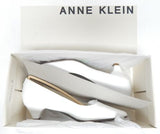 Anne Klein Xeni Size US 6.5 M Women's Slip-On Pumps White Crocodile AK183025