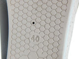 Fantasy Helena Sz EU 40 M (US 9) Women's Leather Buckle Wedge Sandal Brown S5017
